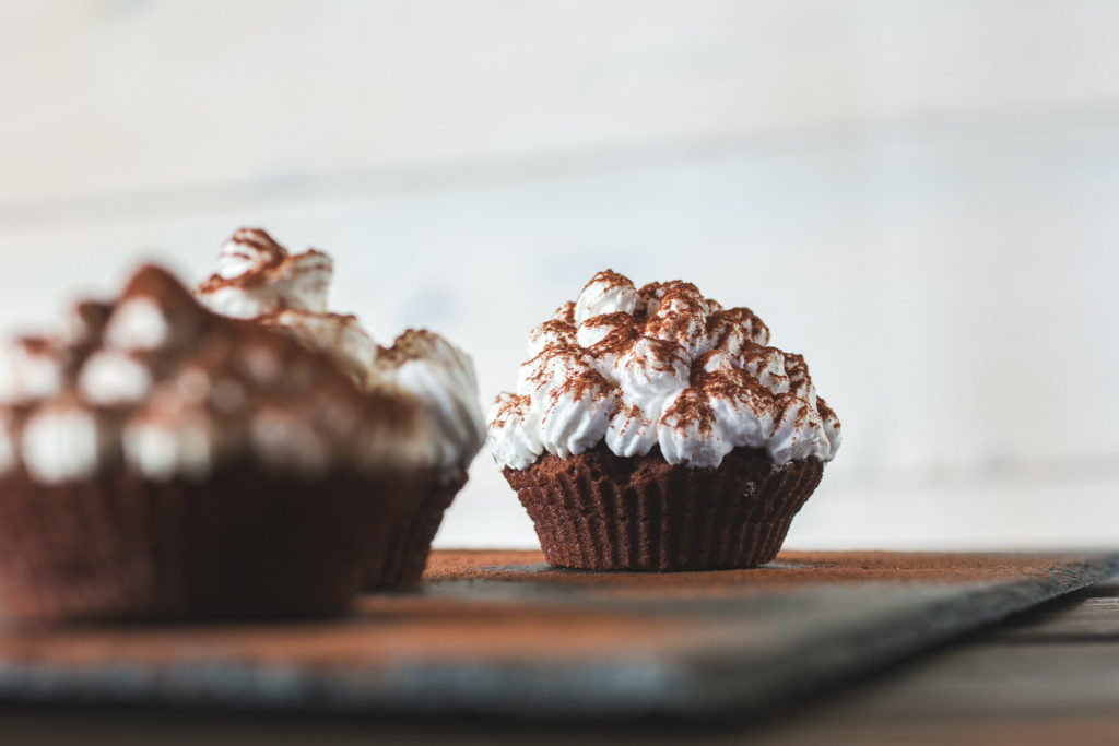 Cupcakes cioccolato e panna