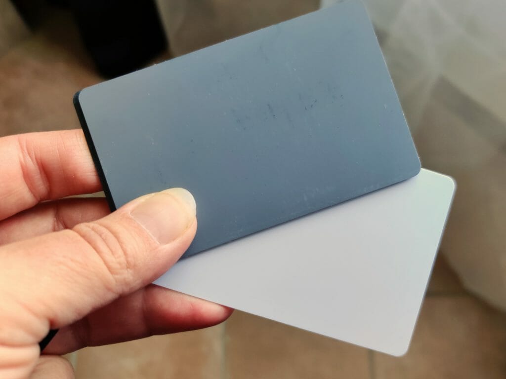 Cartoncini per il bilanciamento del bianco
