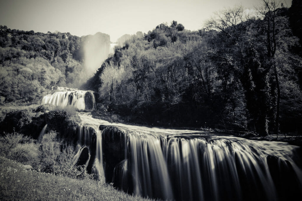 Cascata con effetto seta
