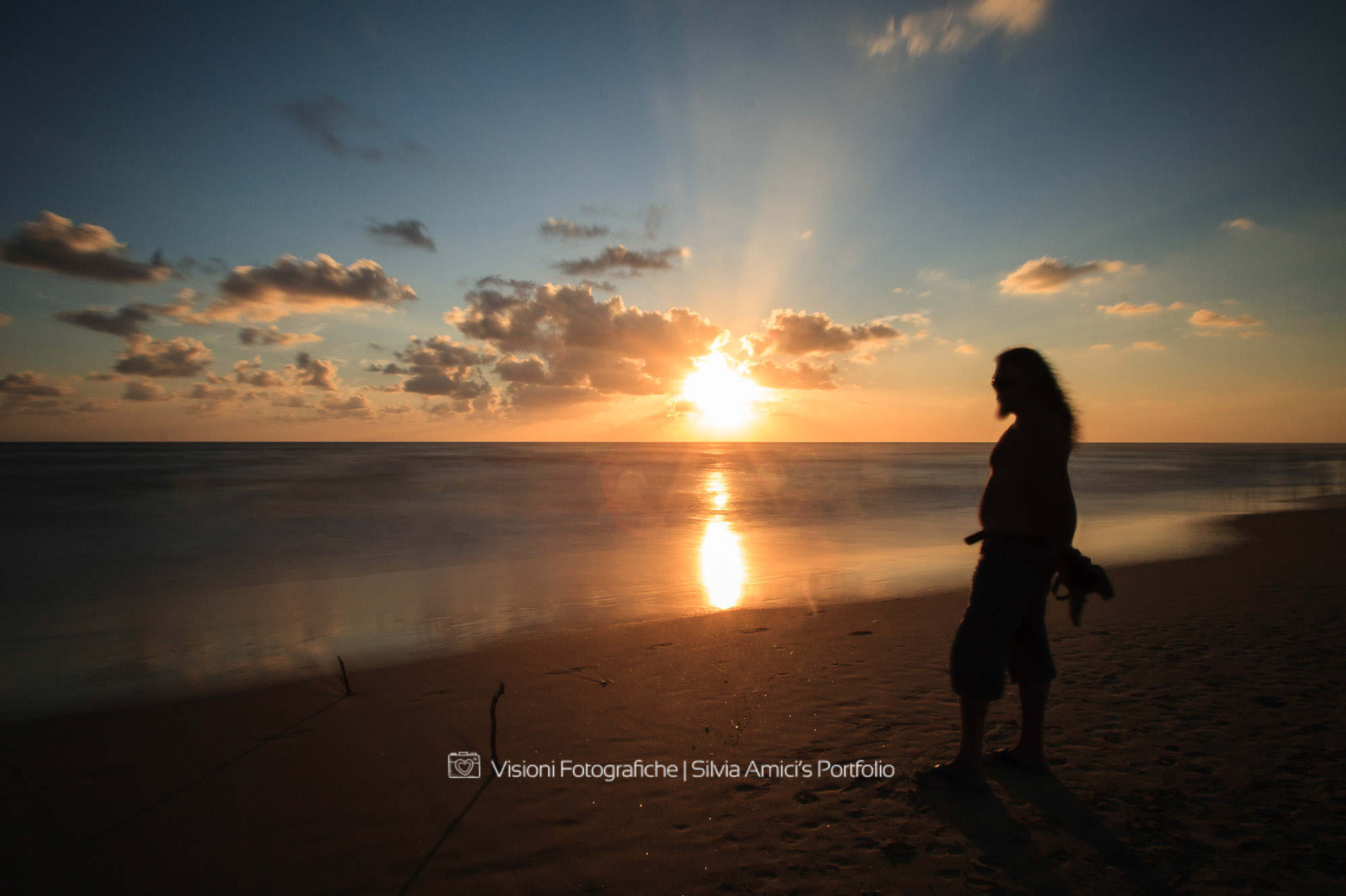 Tramonto sul mare