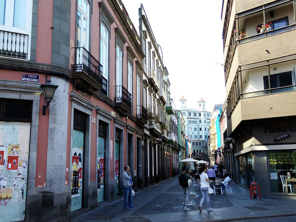 Scorcio di viuzza a Las Palmas de Gran Canaria