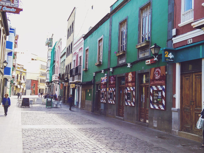 Camminando a Las Palmas de Gran Canaria