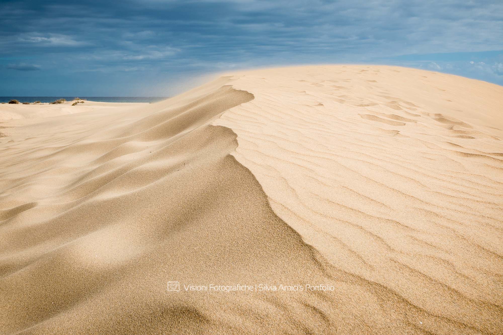 Sabbia trasportata dal vento