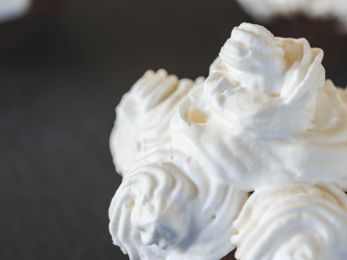 Particolare della decorazione di un cupcake