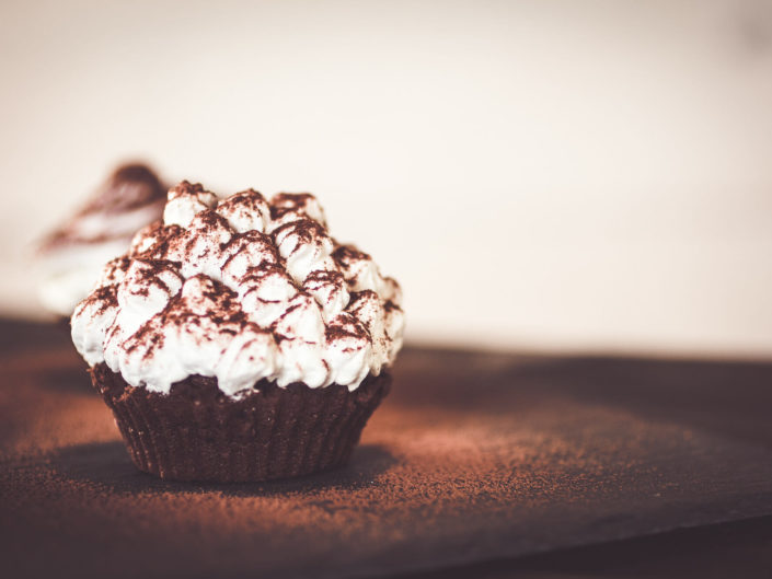 Cupcake cioccolato e panna